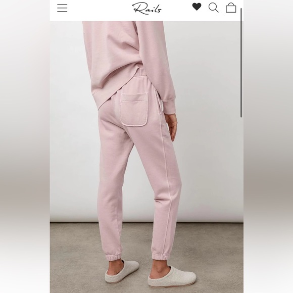 RAILS- Simo sweatpants in lilac - Picture 1 of 8